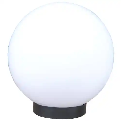 Speciale Aanbieding Sfera per lanterna lampione Ø 30 cm in resina antiurto bianca da giardino esterno