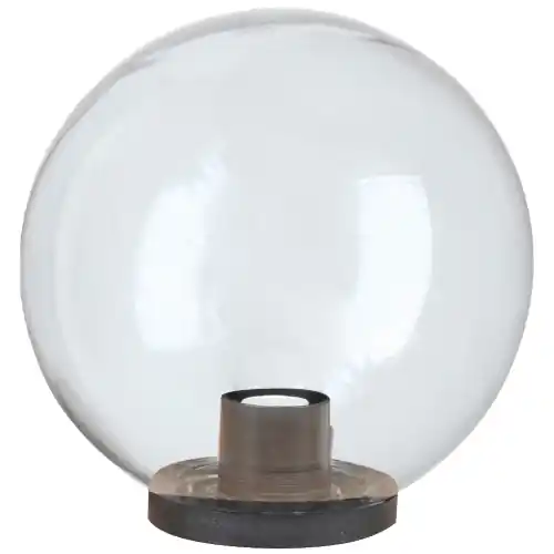 Flitsaanbieding Sfera per lanterna lampione Ø 30 cm in resina antiurto trasparente da giardino esterno