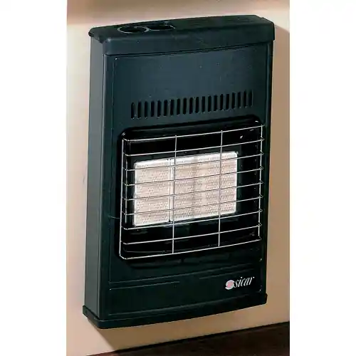 Bestseller Sicar ECO40 stufa a gas metano infrarossi 4200W area riscaldabile 110 m³ in lamiera a parete