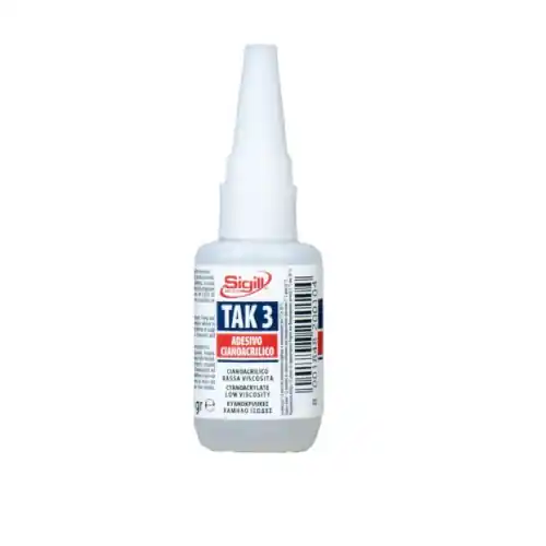Betrouwbaar Sigill tak 3 colla universale cianoacrilica 20 g istantanea per tutti i materiali a presa ultra-rapida