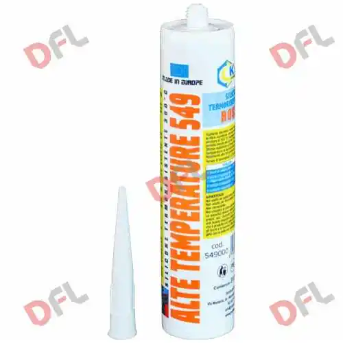 Bestel Nu silicone alta temperatura 310 ml K2f cartuccia sigillante mastice refrattario colore rosso