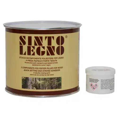 Voordeelprijs Sintolegno 750 ml mastice stucco chiaro per legno presa rapida