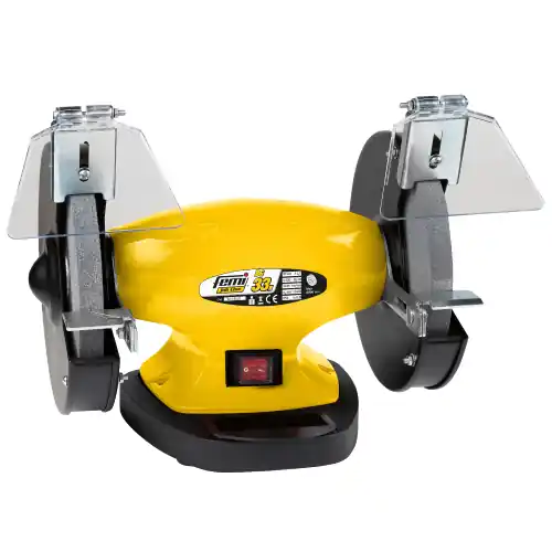 Smerigliatrice Femi da banco doppia mola BG 33N Ø 200 mm monofase 550W mola abrasiva con base sostegno Superprijs