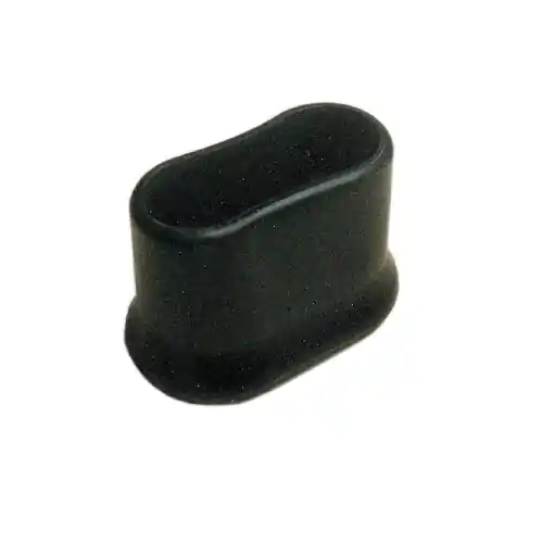 Sottopiedi per letto 4 pezzi 25x50 mm in PVC nero accessori ricambi Betaalbaar