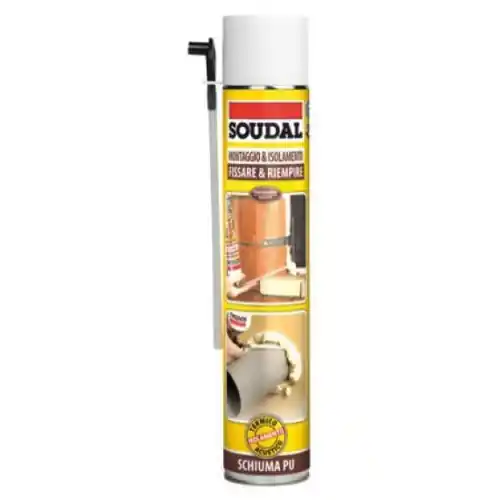 Direct Verzonden soudal schiuma poliuretanica universale ml 750 isolante fissaggio sigillante