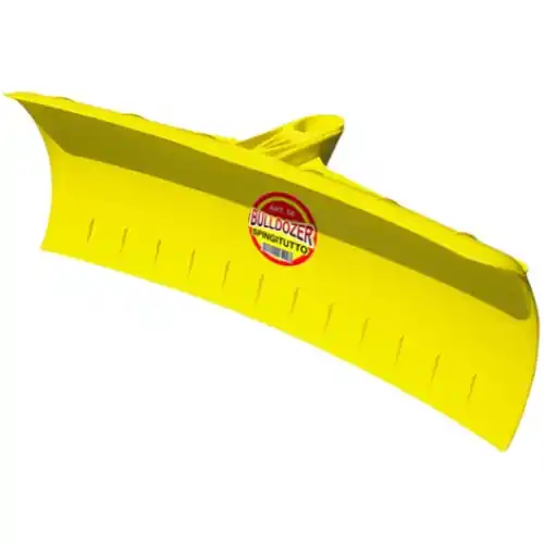 Tijdelijk Beschikbaar Spingitutto 60 cm spalaneve Buldozer in plastica abs giallo senza manico professionale