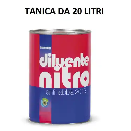 Alleen Vandaag Sprintchimica 20 lt diluente nitro antinebbia per diluizione vernici smalti e pulizia superfici