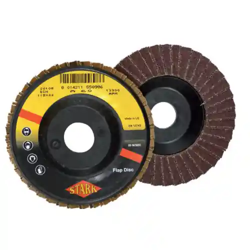 Stark disco abrasivo a lamelle lamellare mm 115x22 grana 80 per smerigliatrici Express Levering
