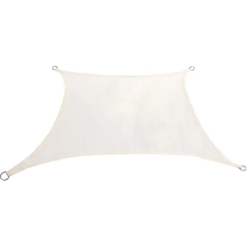 Merkproduct Stars vela ombreggiante quadra 5x5 mt in poliestere ecru gr/mq 180