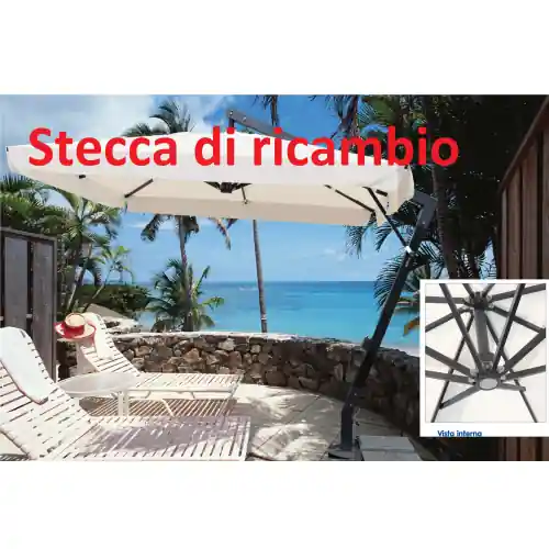 Stecca 90 cm in alluminio 20x30 mm ricambio per ombrellone decentrato 3x4 mt Maxima Alu Dagaanbieding