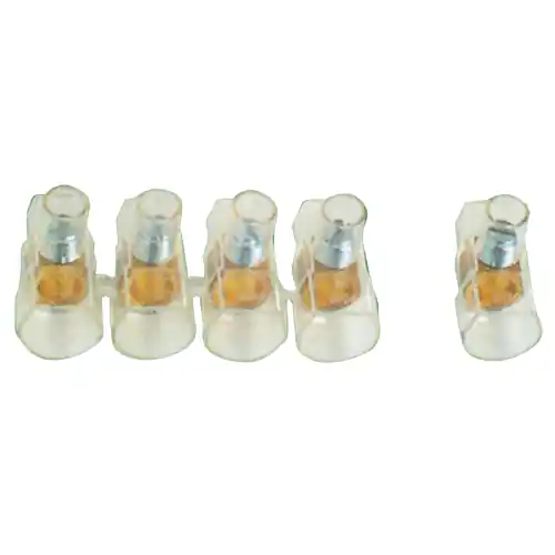stecca da 10 morsetti unipolari per cavi sezione da 4 mm morsetto unipolare Beperkte Voorraad