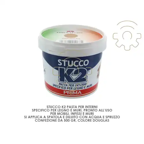 Stucco K2 colore douglas 500 gr pronto all‘uso per legno muri spatola pennello spruzzo Goedkoop