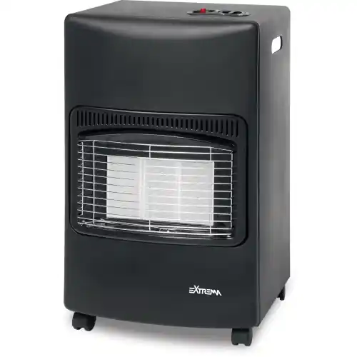 Superprijs Stufa a gas infrarossi Teporus 4200W nera con accensione piezoelettrica riscalda ambiente 54/216 m³