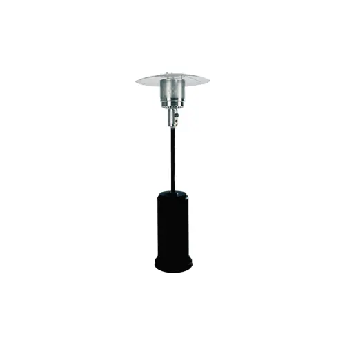 Stufa Kasart aerea patio a fungo a gas Ø 80 cm verniciata nera riscaldamento per esterno e interno Laatste Versie