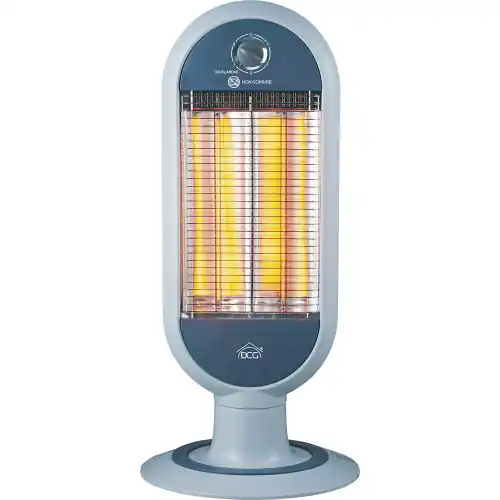 Stufa stufetta oscillante girevole alogena al carbonio 1000W anti ribaltamento riscaldamento casa Lage Kosten