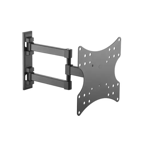 Betaalbaar Supporto staffa a parete per tv tre snodi per tv da 28" a 42" fino a 20Kg inclinabile pieghevole orientabile