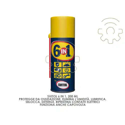 Voordeelprijs Svitol 6 in 1 lubrificante anticorrosivo detergente idrorepellente riattivante sbloccate 200 ml
