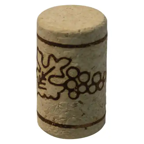 Weekendaanbieding Tappi in granuli di sughero e leganti sintetici confezione 100 pezzi per bottiglie vino Ø 23 x 38 mm tappo tipo fastcork