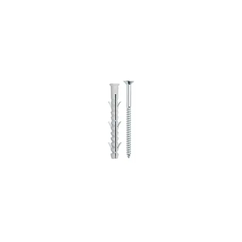 Tecfi 50 tasselli in nylon prolungato mm 10x160 con sei alette vite tps a legno impronta a croce tipo Z Favoriet