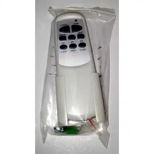 Telecomando di ricambio per ventilatore a soffitto bianco ricambi accessorio Direct Verzonden