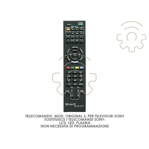 Telecomando per tv Original 3 per tv Sony lcd plasma led pronto all‘uso no programazzione Hoge Kwaliteit