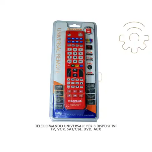 Shop Nu Telecomando universale 8 1 per 8 dispositivi TV VCR SAT/CBL DVD AUX