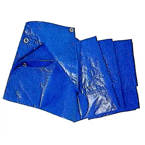 telo telone di copertura occhiellato con occhioli blu mt 2x3 copritutto lavabile Hoge Kwaliteit