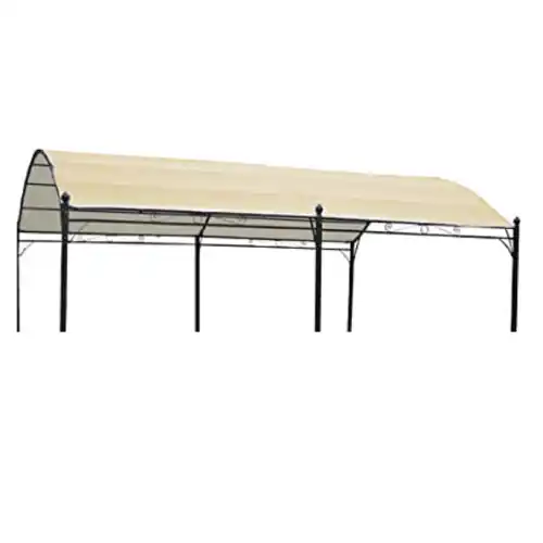 Telo top copertura di ricambio per gazebo Kios 3x4 mt ecrù in poliestere impermeabilizzato Actieprijs