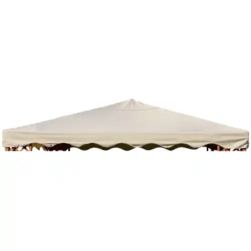 Actieprijs Telo top copertura di ricambio per gazebo Maxima 3x3 mt ecrù in poliestere spalmato in pvc 400 g/mq con airvent