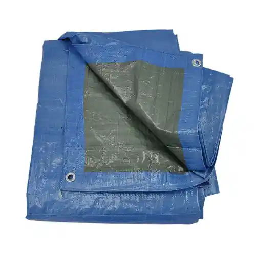 Beperkt Aanbod Telone occhiellato extra pesante 3 x 4 mt in polietilene alto spessore 280 gr./mq con orlo di rinforzo e angoli rivestiti
