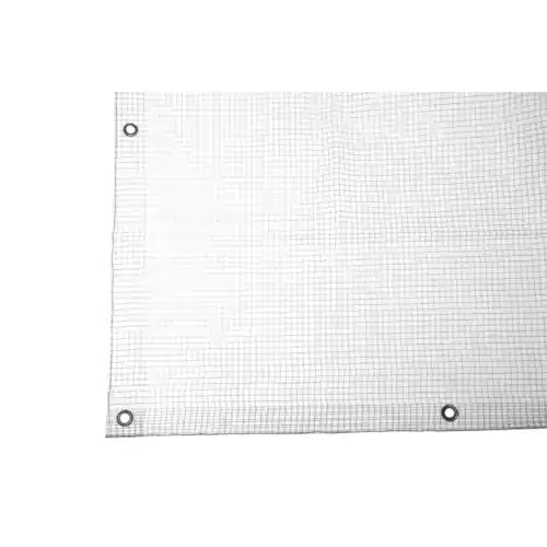 Snelle Levering Telone retinato bianco telo occhiellato multiuso 2,5x3 mt con occhielli