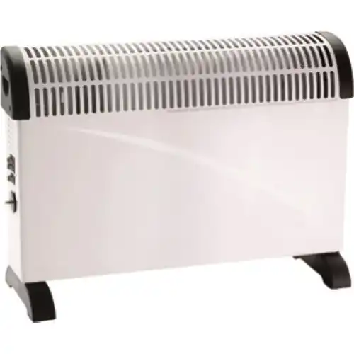 Teporus DL-01 termoventilatore termoconvettore a pavimento 2000W + turbo con termostato ambiente e spegnimento automatico in caso di surriscaldamento Premium