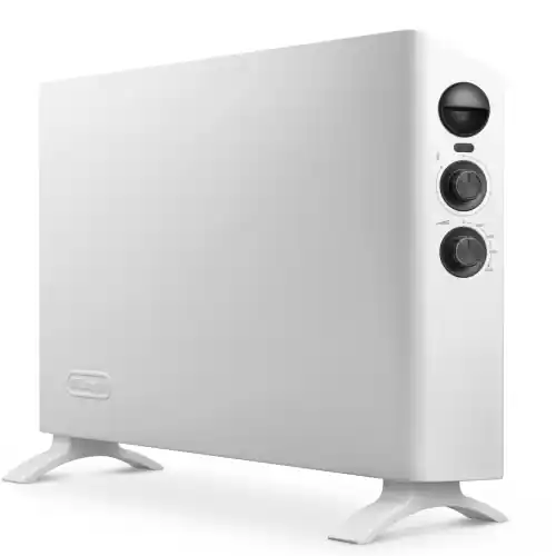 Beperkte Voorraad Termoconvettore DeLonghi a pavimento 2000 W+turbo 3 velocità con termostato ambientale e ventilazione forzata