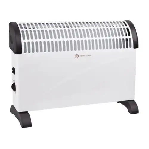Termoconvettore termoventilatore 3 livelli di potenza 2000W con termostato regolabile e protezione anti-surriscaldamento Direct Beschikbaar