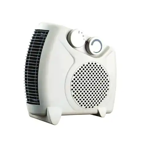 Termoventilatore con termostato ambiente regolabile e 2 potenze 1000/2000W caldobagno stufa con utilizzo verticale e orizzontale Betaalbaar