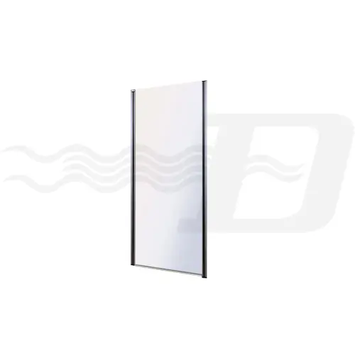 Premium terza parete fissa cristallo per box doccia Selene cromo cm 78,5-80 185h