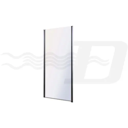 terza parete fissa cristallo per box doccia Selene cromo cm 78-80 185h Dagaanbieding