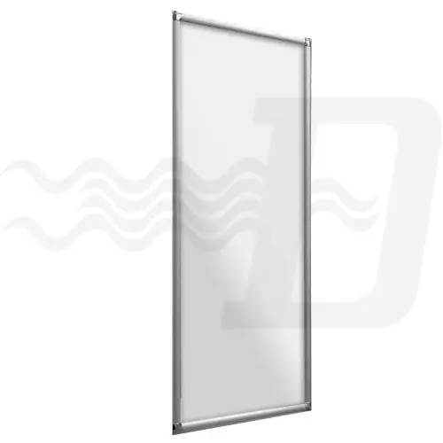 Meest Verkocht terza parete fissa cristallo per cabina box doccia Ambra cm 90x190h