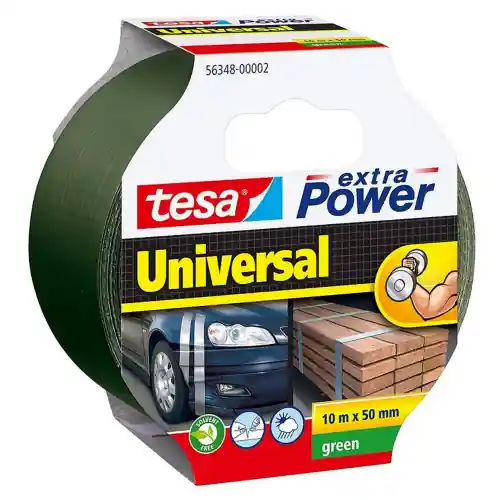 Tesa nastro americano extra power verde 3 strati mm 50x10 mt impermeabile resistente aderente Koop Vandaag