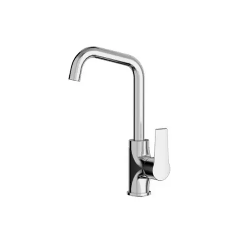 Tiemme miscelatore monocomando Ten per lavello con canna girevole in ottone cromo Veilige Betaling
