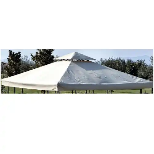 Top di ricambio per gazebo Mod. 3133 mt 3x3 in poliestere ecrù telo di copertura da esterno Lage Kosten