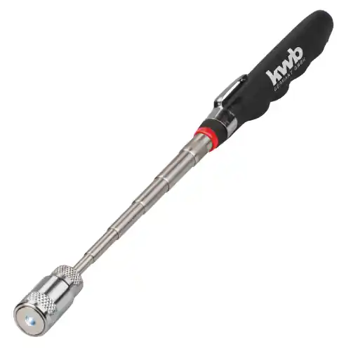 Torcia telescopica + magnete Einhell per raccogliere e spostare pezzi di metallo allungabile fino a 64 cm alimentazione 3x1,5 Volt LR 44 Hete Deal