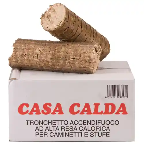 Tronchetti accendifuoco per stufe e camini caminetti CASA CALDA confezione da 8 pezzi Bestseller