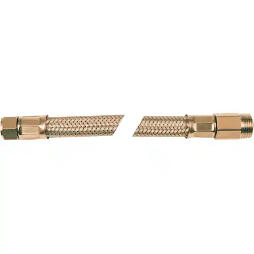 tubo flessibile Cobra 40 cm MF 1/2" prolungato in acciaio inox rinforzato Exclusieve Aanbieding
