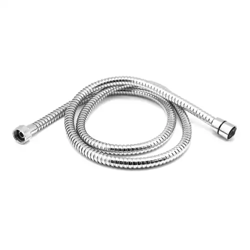 Tubo flessibile doccia doppia aggraffatura 2 mt. con attacco conico in ottone cromo Beste Prijs