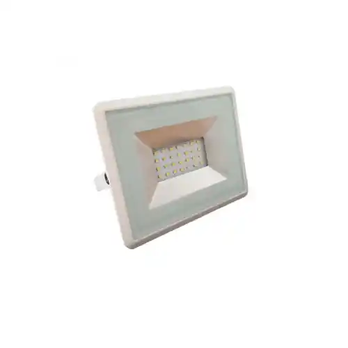 V-tac 5951 faretto led 20W smd series ultra sottile da esterno IP65 luce Bianco Ghiaccio 6400K corpo bianco Dagaanbieding