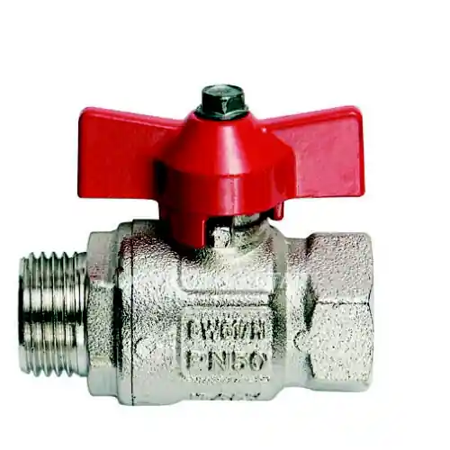 Favoriet valvola a sfera gr 1/2" MF Itap Ideal art. 093 con leva a T passaggio totale
