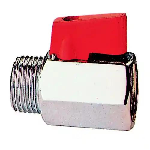 Tijdelijk Beschikbaar valvola a sfera Mini MF gr 3/8" Itap art 126 passaggio normale leva nylon