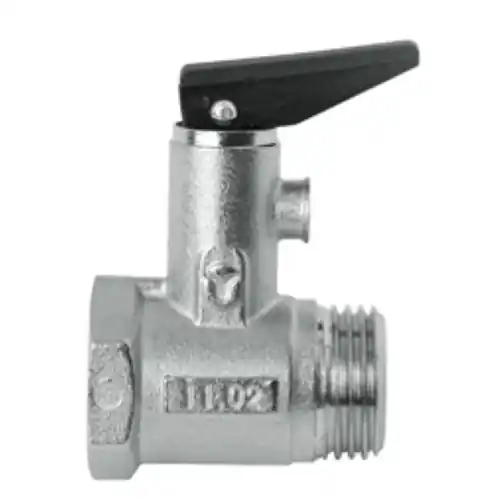 Direct Verzonden valvola di sicurezza per scaldacqua con leva attacco M F 1/2" scaldabagno