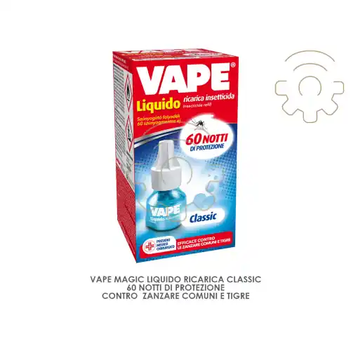 Betaalbaar Vape Magic classic ricarica contro zanzare tigri comuni 60 notti protezione